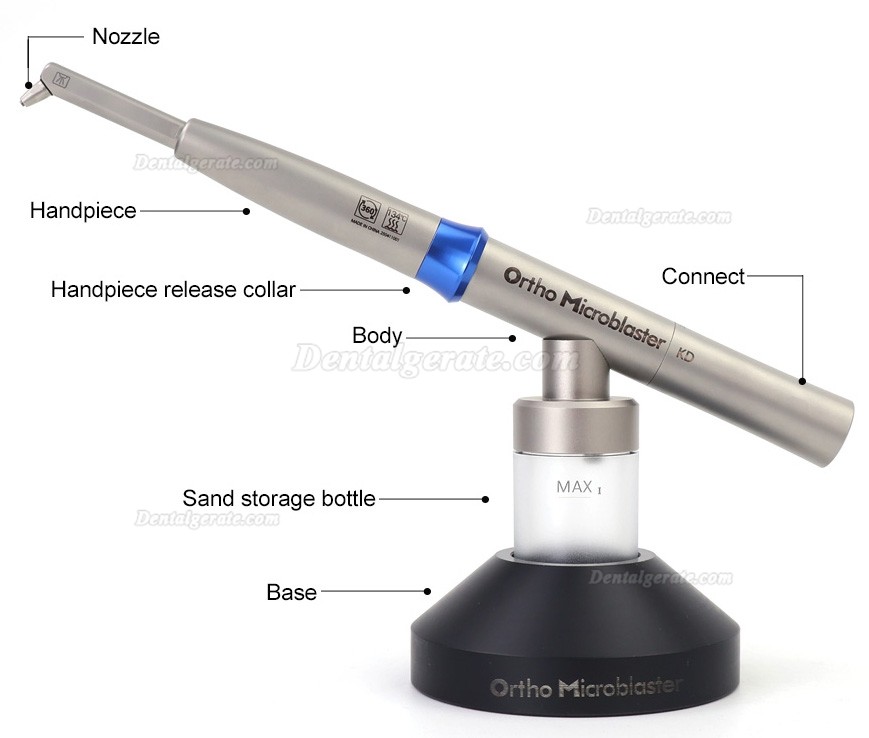 Dental Aluminiumoxid Intraoral Pneumatische Mikrosandstrahler (kompatible KAVO-Kupplung)